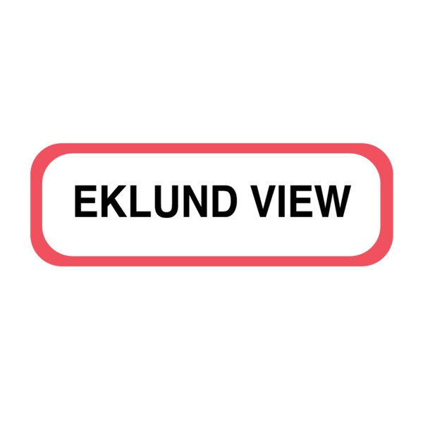 Nevs Position Labels - Eklund View 1/2" x 1-1/2" White w/Red & Black XP-207 - main